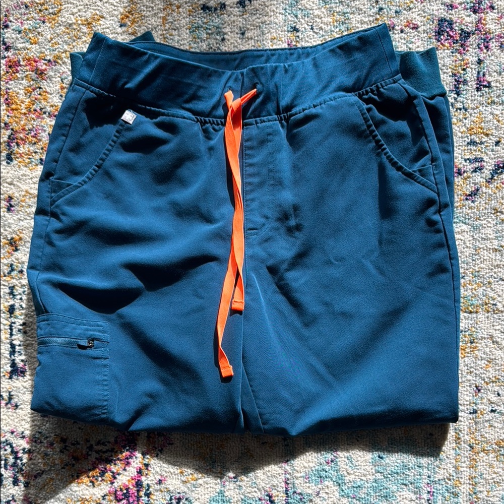 Figs Deep Reef Zamora scrub pants size medium petite (MP)
